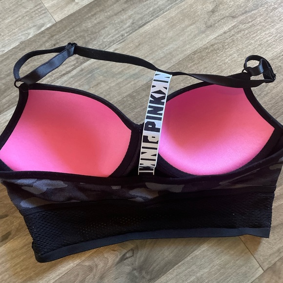 PINK - Victoria's Secret Victoria's Secret Pink Mesh Sport Bra - Picture 4 of 6